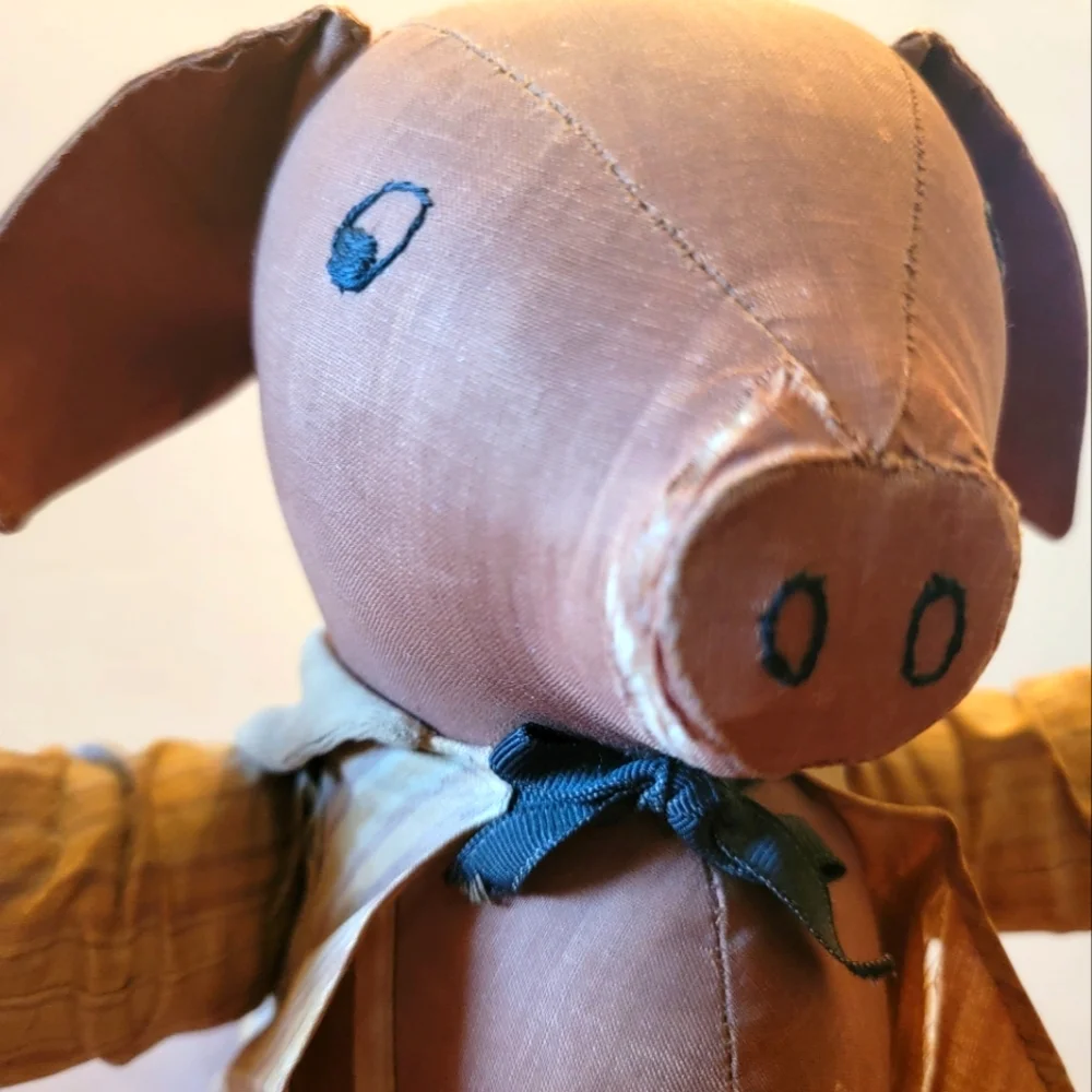 Primitive Antique Pig Toy